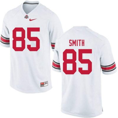 NCAA Ohio State Buckeyes Men's #85 L'Christian Smith White Nike Football College Jersey ERK6445HD